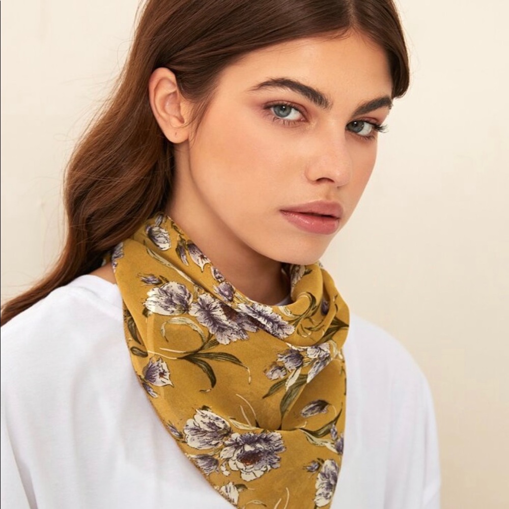 Floral Scarf converts to Mask